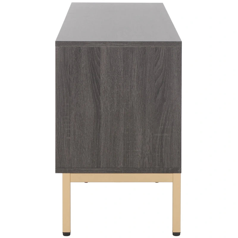 SAFAVIEH Deandra Porta TV/Mobile Media a 4 Ante (Adatto a TV a Schermo Piatto Fino a 65 Pollici) - 154,4 cm x 44,9 cm x 62,4 cm - 61Lx18Px25A 28