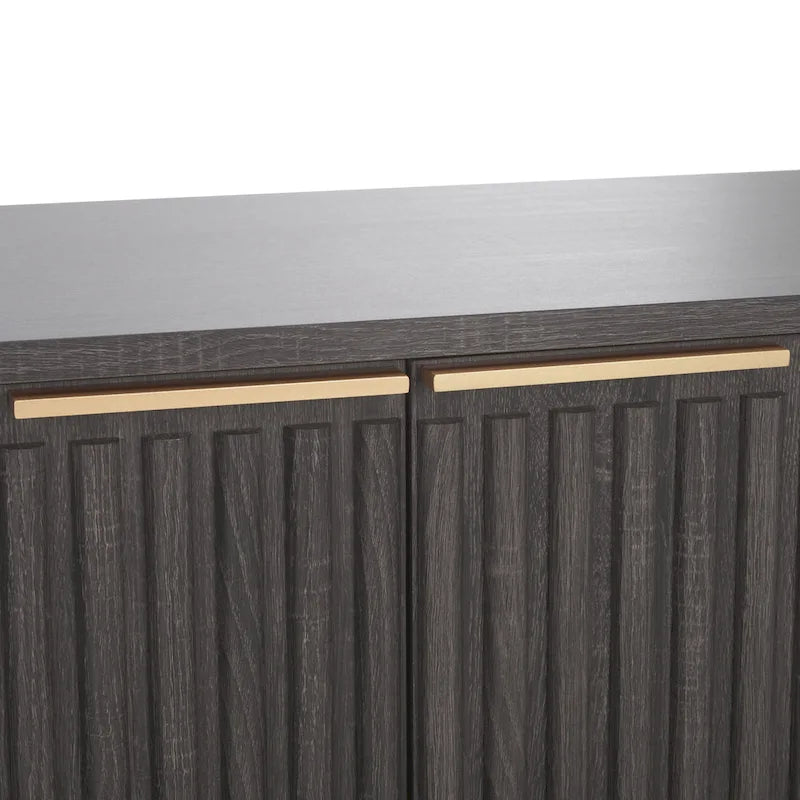 SAFAVIEH Deandra Porta TV/Mobile Media a 4 Ante (Adatto a TV a Schermo Piatto Fino a 65 Pollici) - 154,4 cm x 44,9 cm x 62,4 cm - 61Lx18Px25A 33