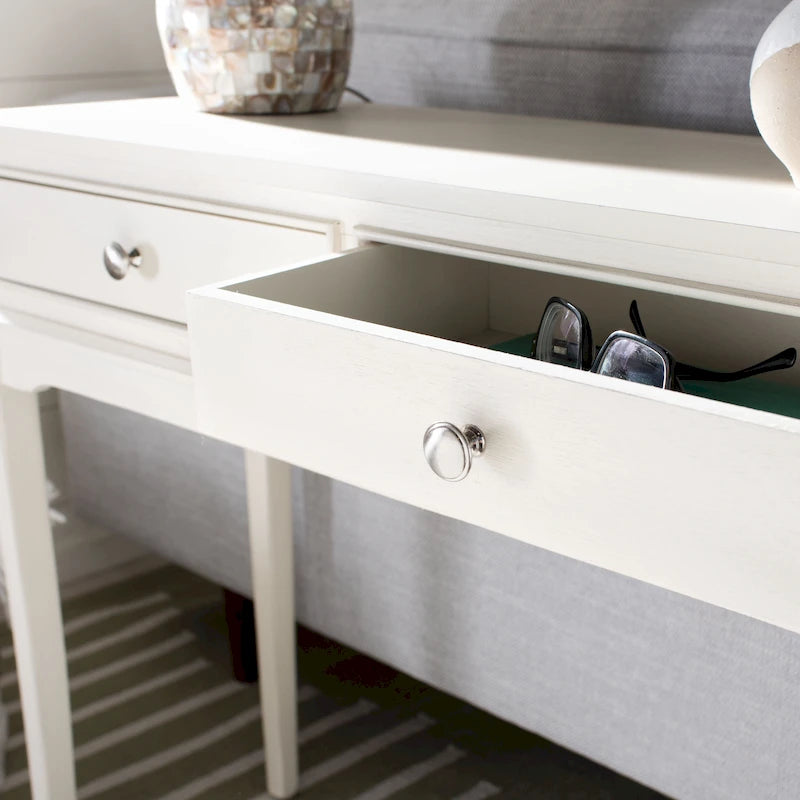 SAFAVIEH Affie 2-Drawer Console Table - 35.5 W x 13 L x 29.5 H - 36Wx13Dx30H 37