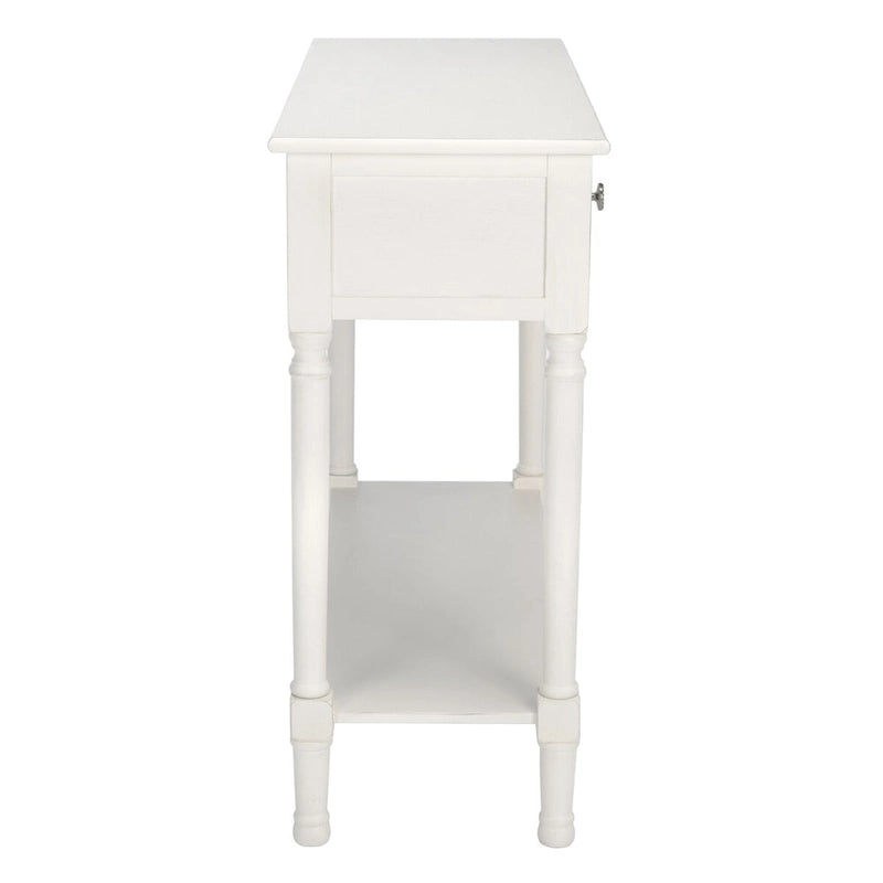 SAFAVIEH Leonia 2-Drawer Console Table - 35.5 W x 13 L x 29.5 H - 36Wx13Dx30H 8