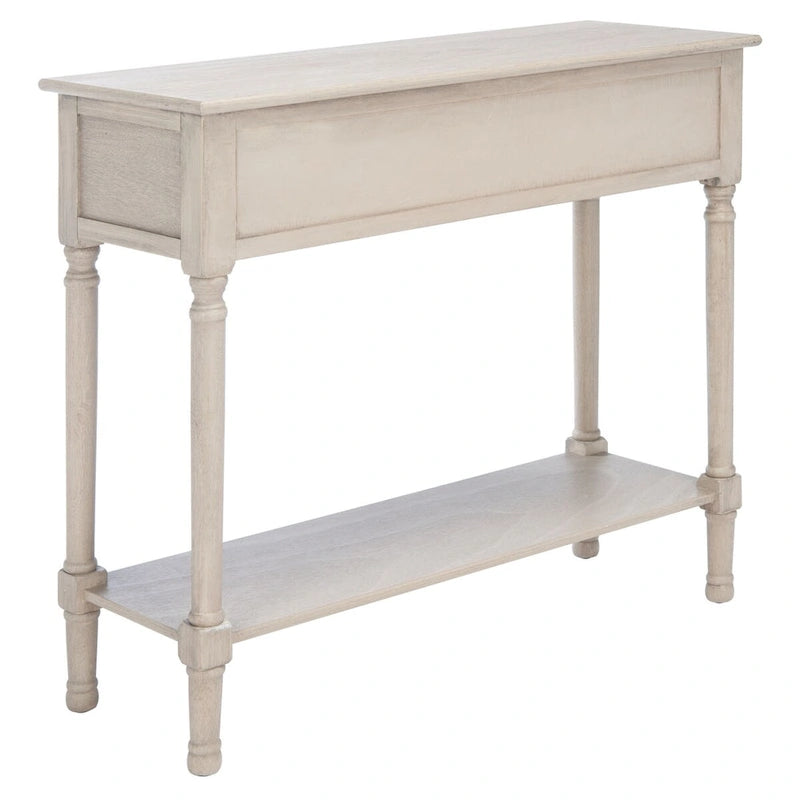 SAFAVIEH Leonia 2-Drawer Console Table - 35.5 W x 13 L x 29.5 H - 36Wx13Dx30H 24