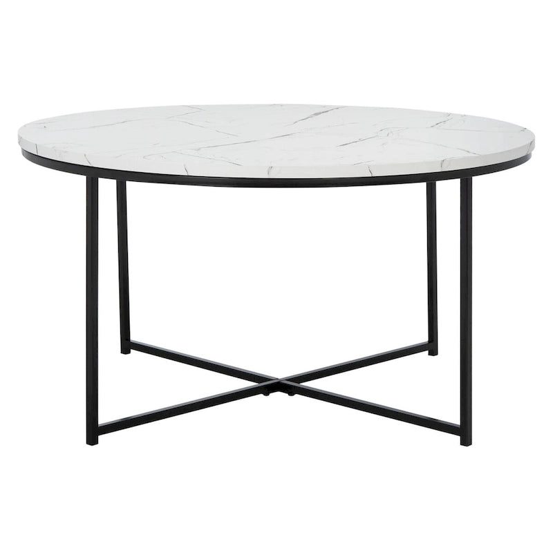 SAFAVIEH Alverda Marble Coffee Table - 35 W x 35 D x 19 H - 35Wx35Dx19H 2