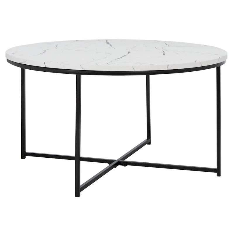 SAFAVIEH Alverda Marble Coffee Table - 35 W x 35 D x 19 H - 35Wx35Dx19H 4