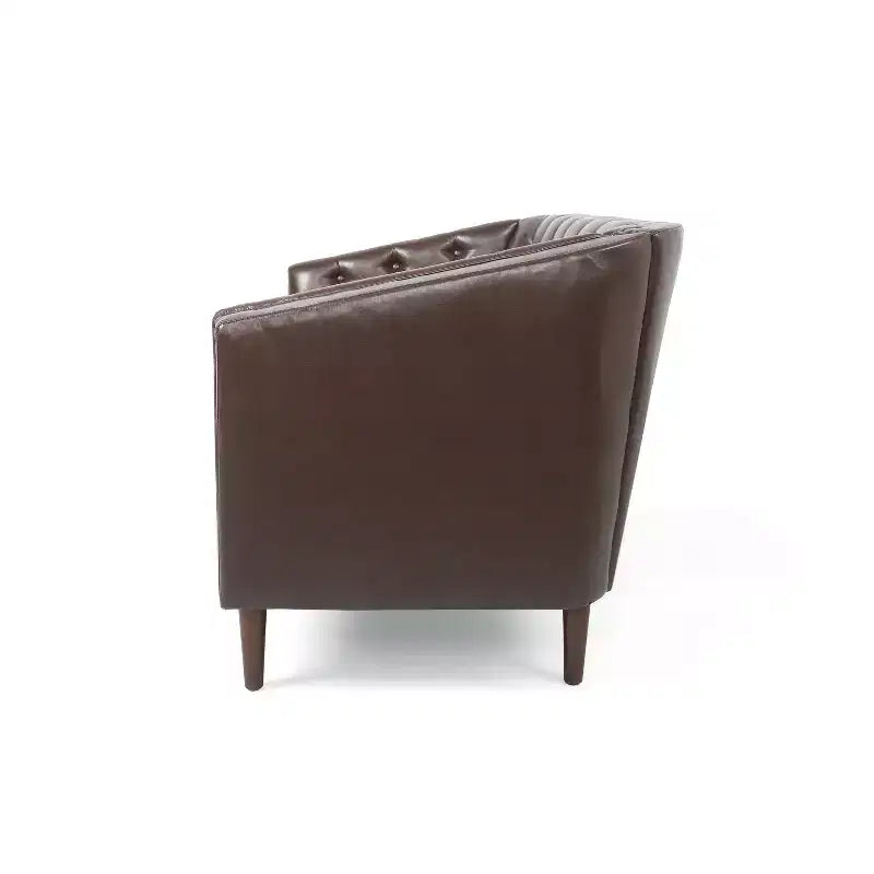GDFStudio Jelm Divanetto in Legno di Betulla Trapuntato Contemporaneo 5