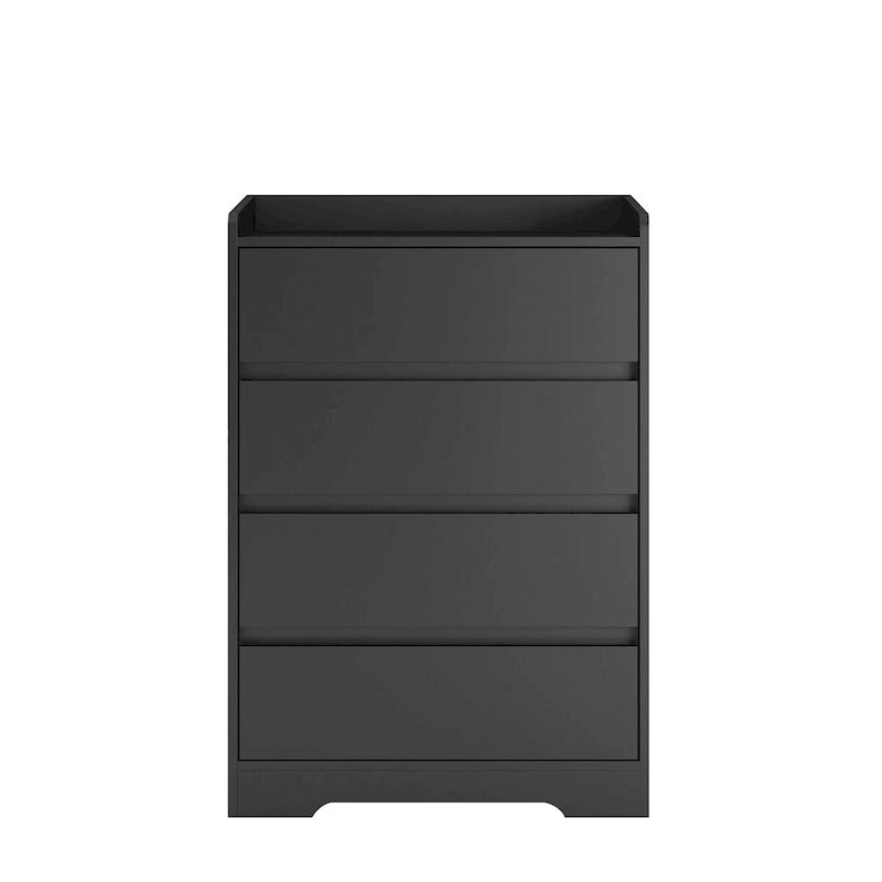 4 Drawer Dresser, Freestanding Storage Dresser Chest Cabinet for Bedroom, Living Room, Closet, Office 3