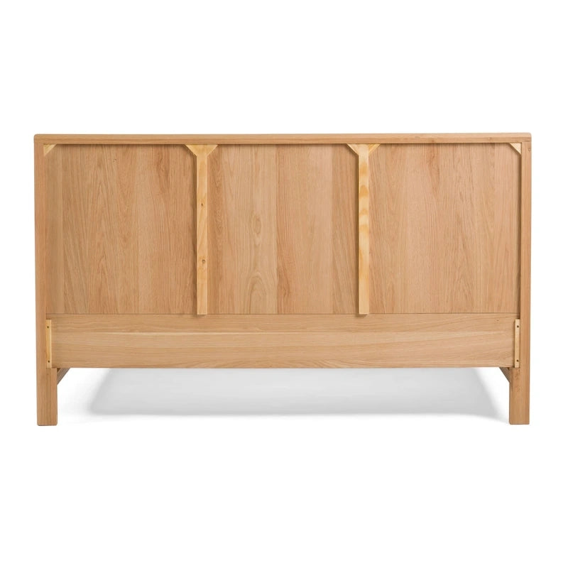 Modrest Winters Modern Natural Oak Bed 8