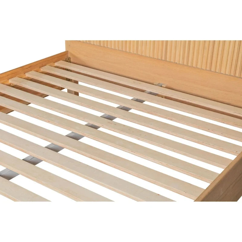 Modrest Winters Modern Natural Oak Bed 10