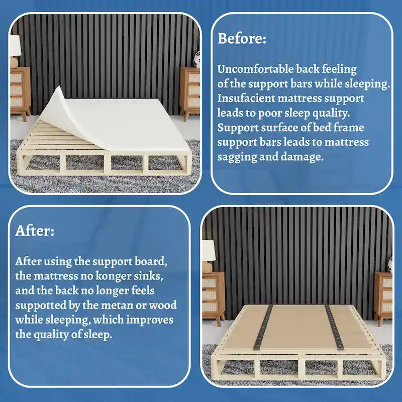 Foldable Box Spring, Bunkie Board and Bed Support Board to Minimize bed, Good for Day Bed, Trundle Bed, Bunkbed & Platform Bed 7
