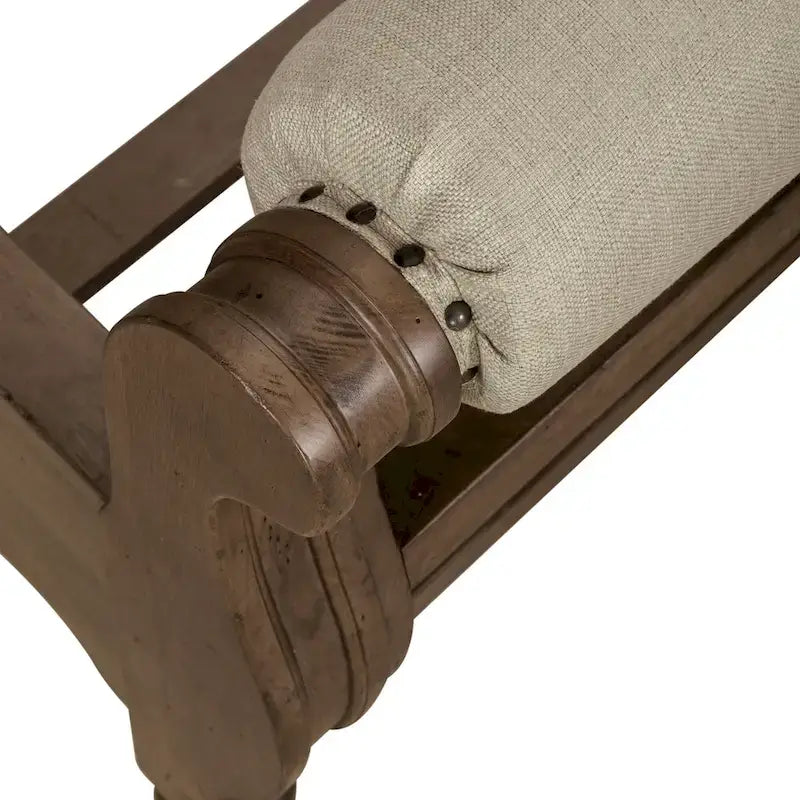 Americana Farmhouse Sleigh Bed, Dresser and Mirror Bedroom Set 7