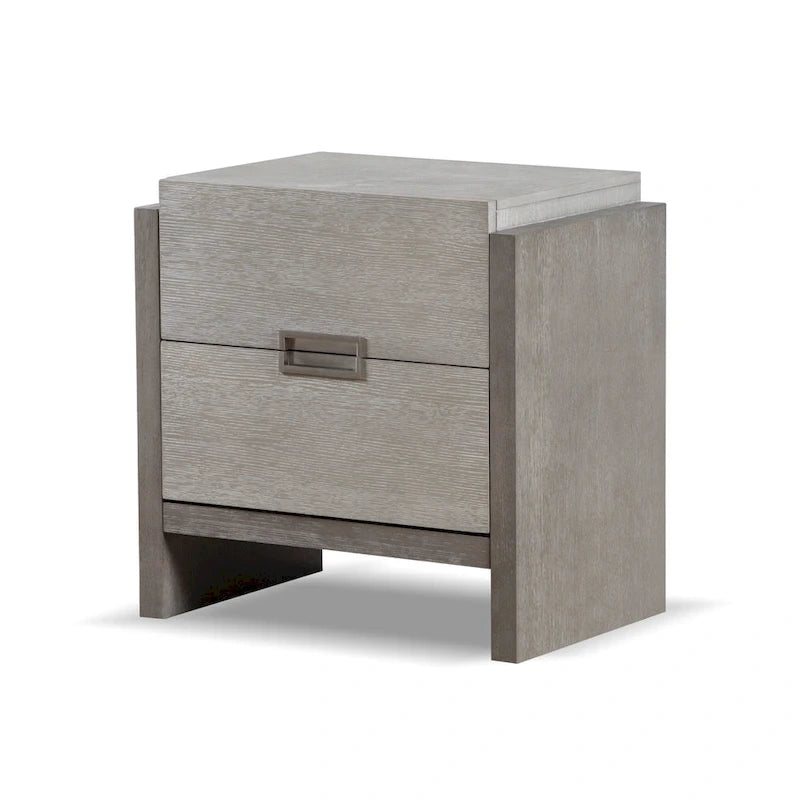 Furniture of America Cruz Set Camera da Letto Contemporaneo in Legno Massello Grigio 5 Pezzi: Letto, 2 Comodini, Cassettiera e Specchio 10