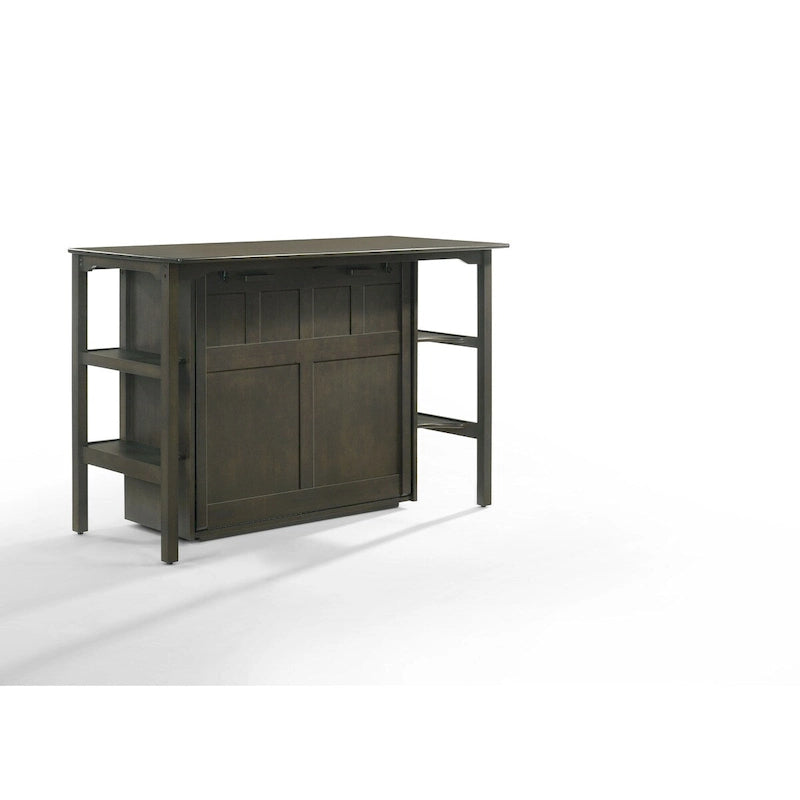 Siesta Desk Murphy Bed with Gel Memory Foam Mattress 10