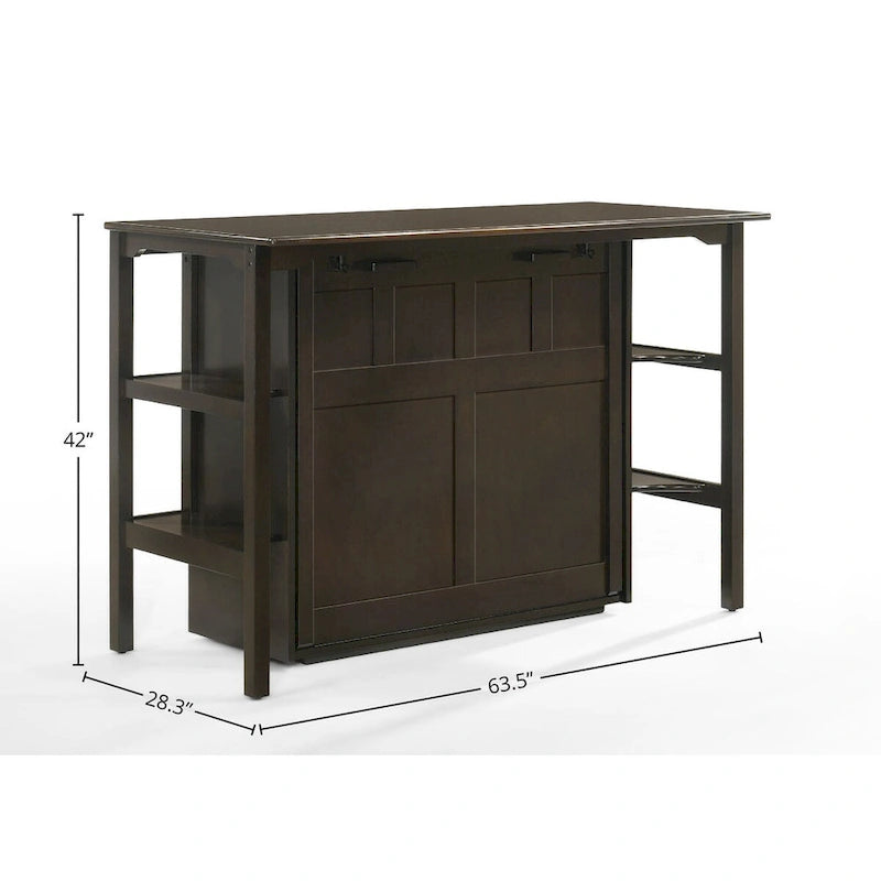 Siesta Desk Murphy Bed with Gel Memory Foam Mattress 3