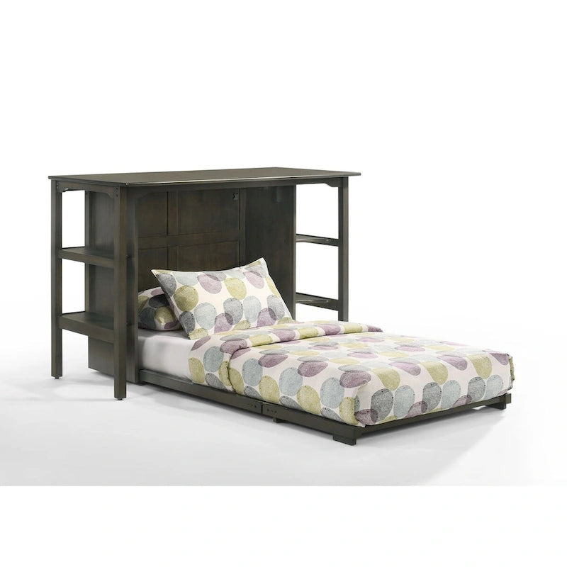 Siesta Desk Murphy Bed with Gel Memory Foam Mattress 4