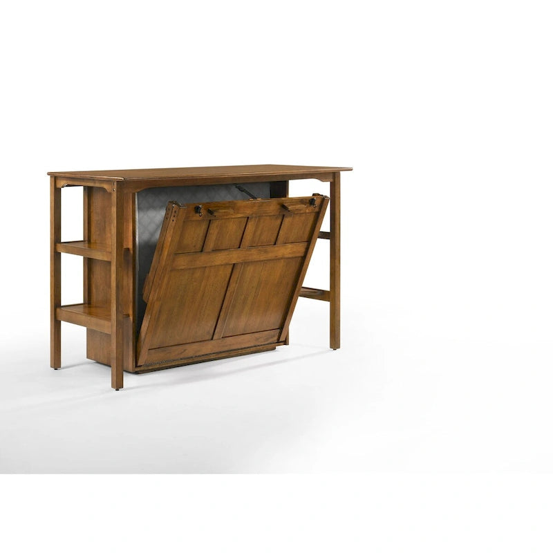Siesta Desk Murphy Bed with Gel Memory Foam Mattress 7