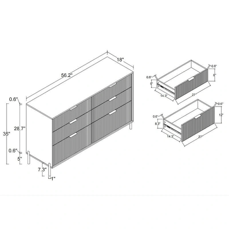 Set camera da letto 3 pezzi 5