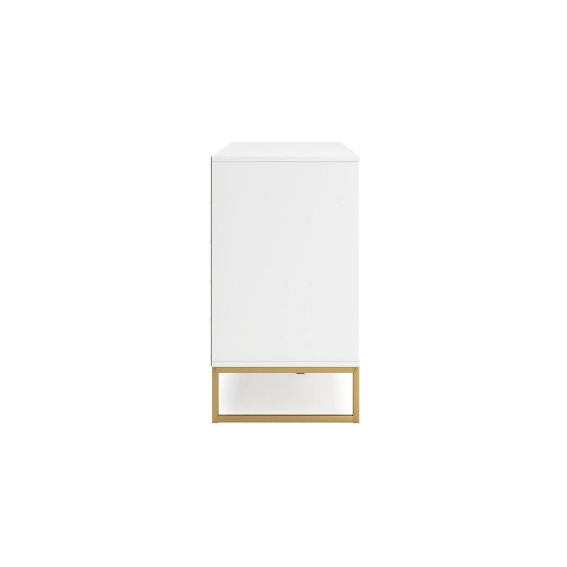 Signature Design by Ashley Socalle White/Gold Dresser 2