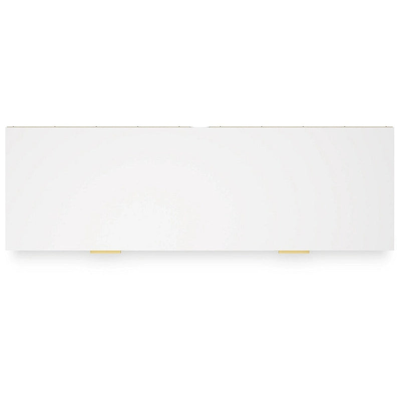 Signature Design by Ashley Socalle White/Gold Dresser 3