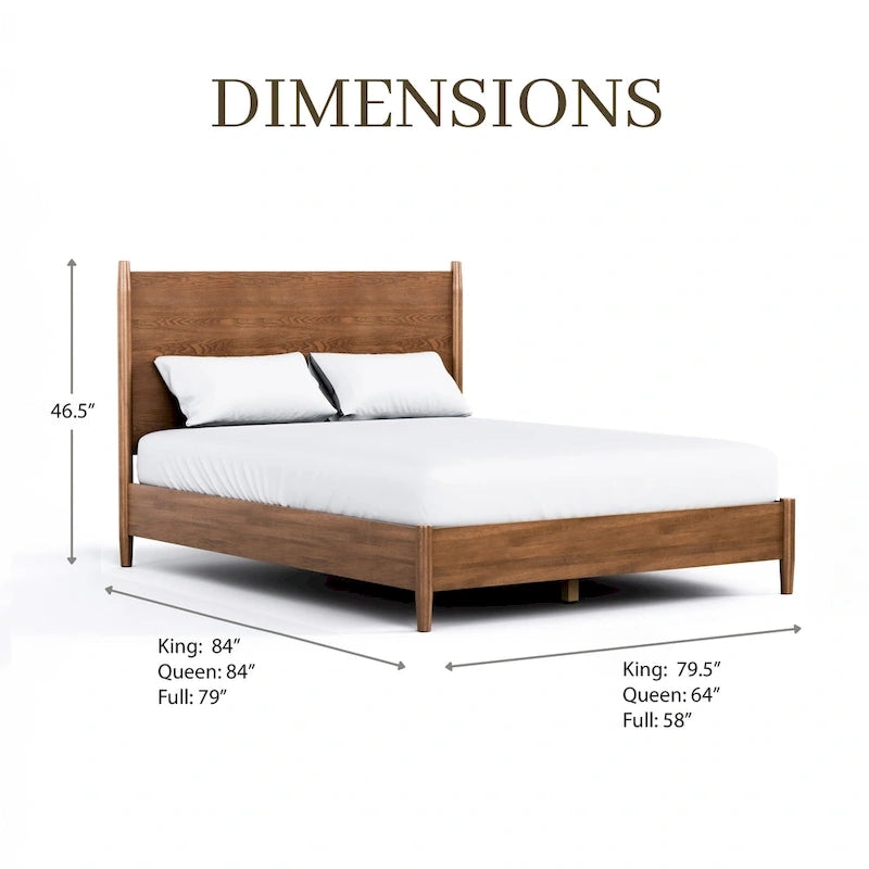 Furniture of America Beau Midcentury 5-Piece Walnut Queen Bedroom Set 20
