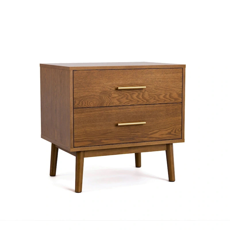 Furniture of America Beau Midcentury 6-Piece Walnut Queen Bedroom Set 21