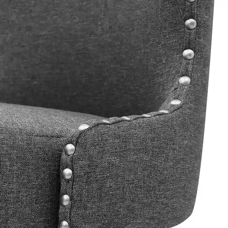 LUE BONA 26 in. Mid-Century Modern Counter Stools Faux Leather/Fabric Upholstered Swivel Bar Stools for Island Set of 4 22