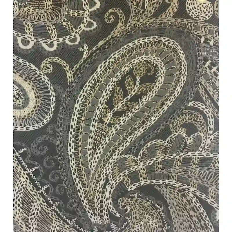 Poltrona Capernicus con stampa Paisley beige 5