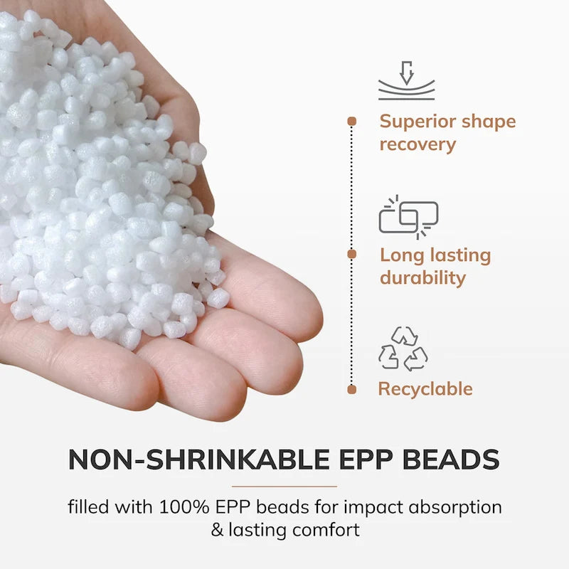 Jani Tamarindo 20 x 20 x 20 Square Black & White Pouf Ottoman - Handmade Footrest for Living Room, Nursery 5