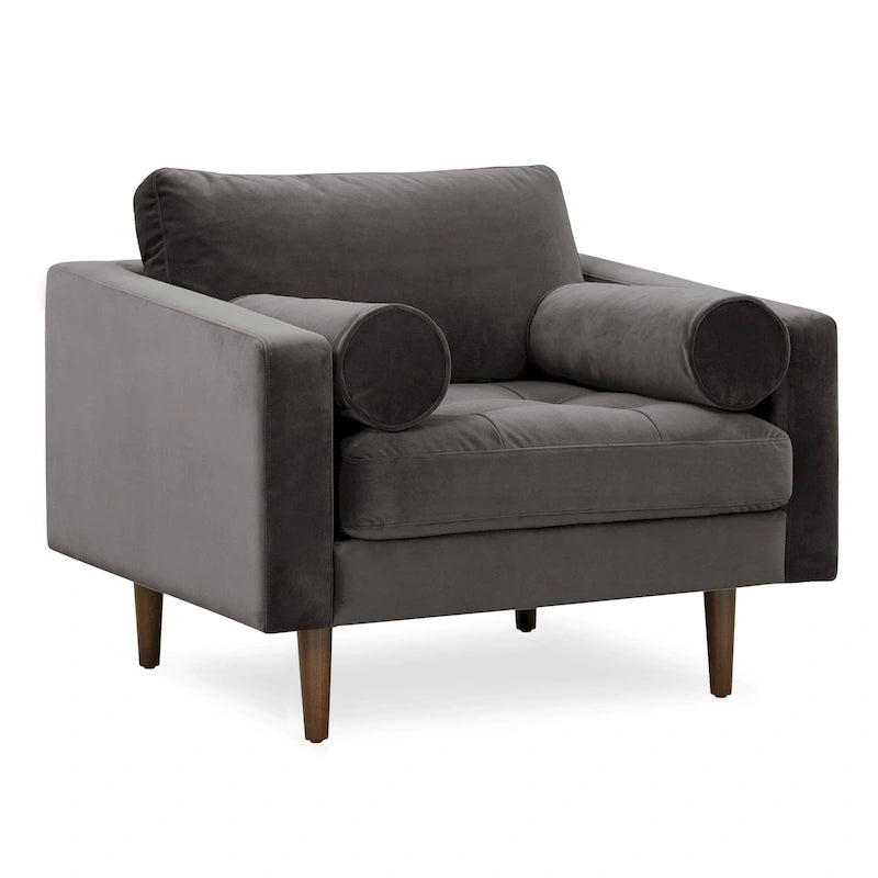 Poly & Bark Napa Fabric Lounge Chair 36