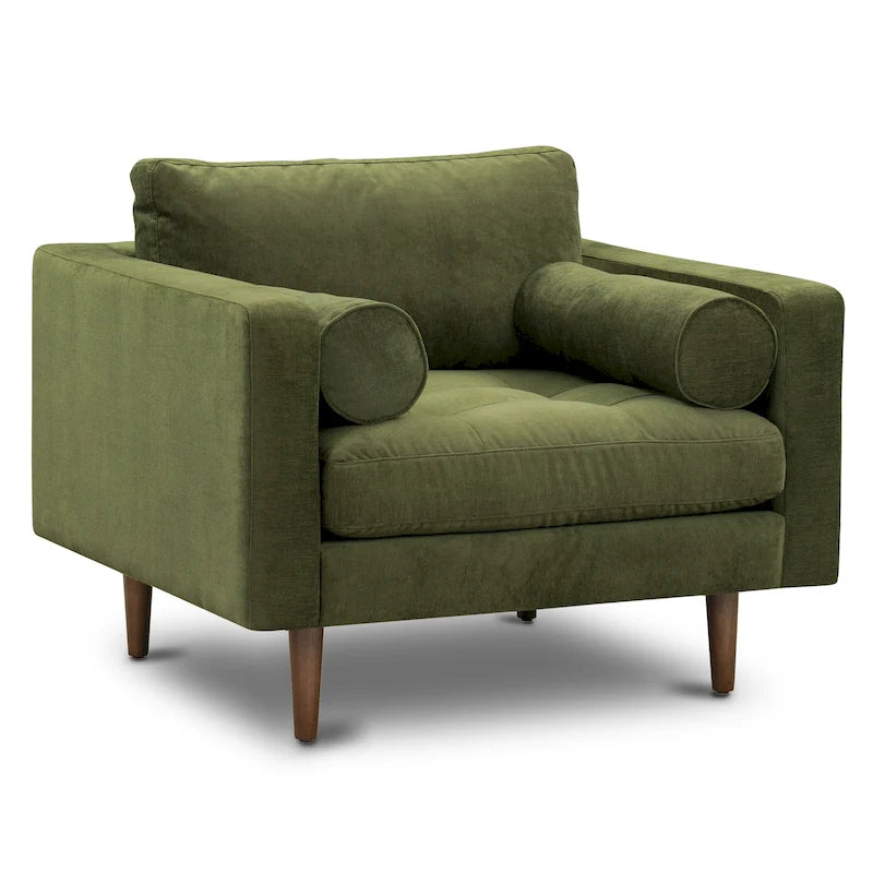 Poly & Bark Napa Fabric Lounge Chair 37