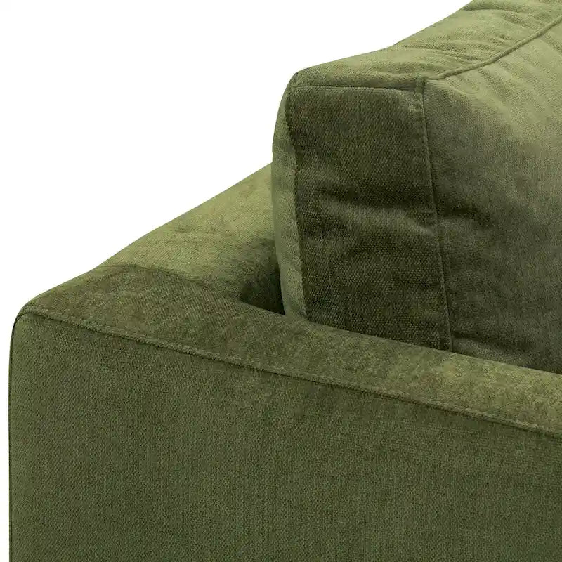 Poly & Bark Napa Fabric Lounge Chair 7