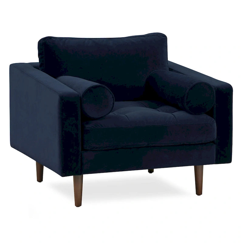 Poly & Bark Napa Fabric Lounge Chair 11