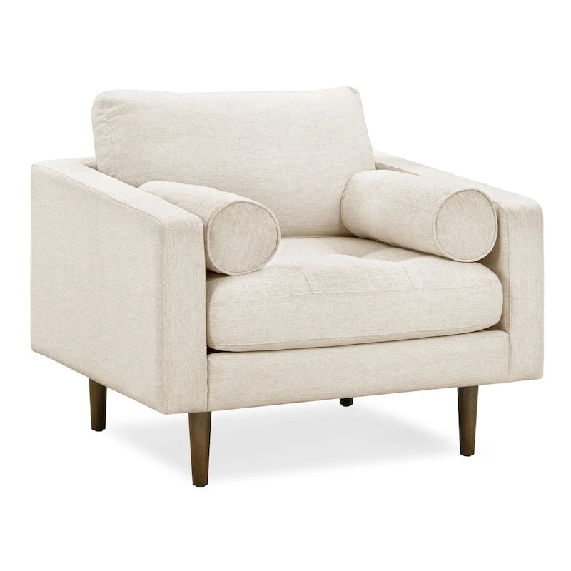 Poly & Bark Napa Fabric Lounge Chair 19