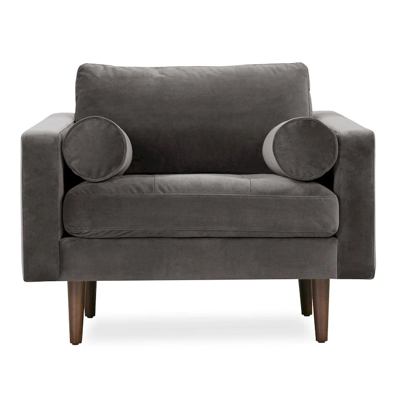 Poly & Bark Napa Fabric Lounge Chair 28