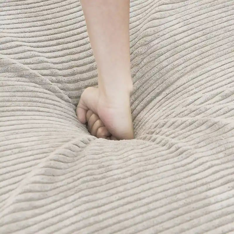 U-Shaped Luxurious Modular Sectional Couch with Chaise Ottoman 10