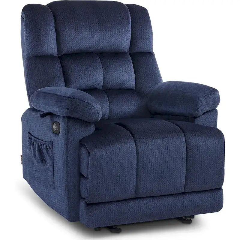 MCombo Electric Power Recliner Chair for Living Room with Heat and Massage, Fabric R6233 11