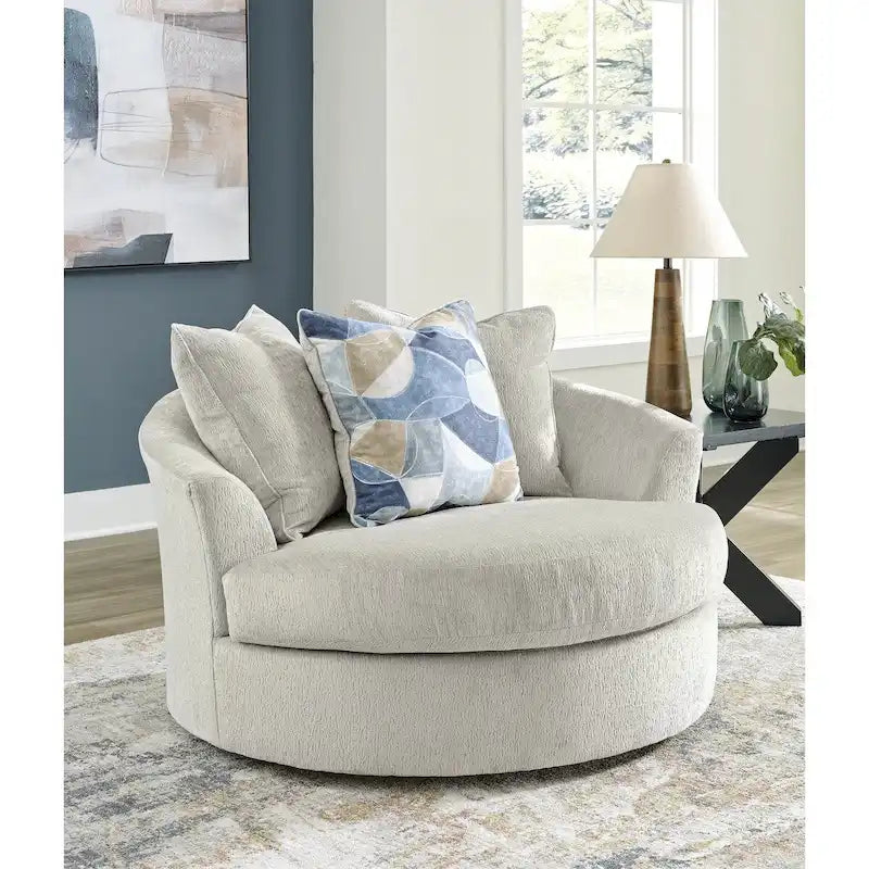 Signature Design by Ashley Maxon Place Oversized Swivel Accent Chair - 56W x 55D x 35H 10
