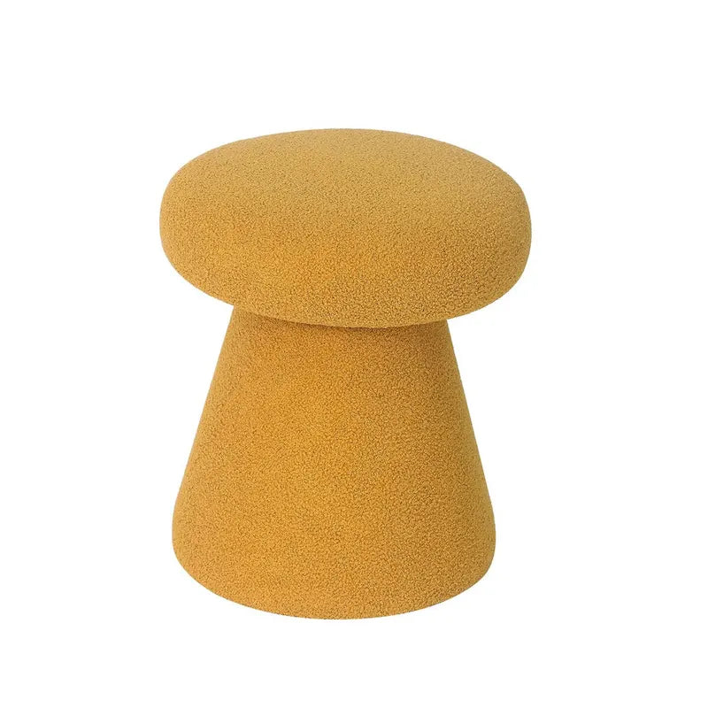 Adeco Mushroom Ottoman Large Soft Foot Stool for Living Room Bedroom 16
