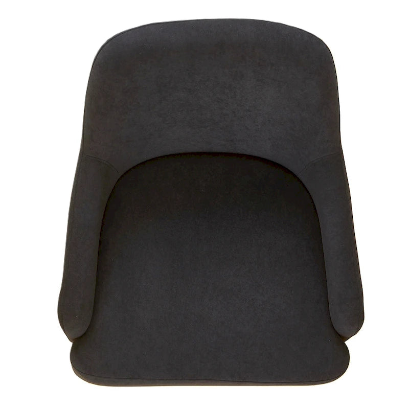 Poltrona accent in velluto Mid-Century con braccioli inclinati 14