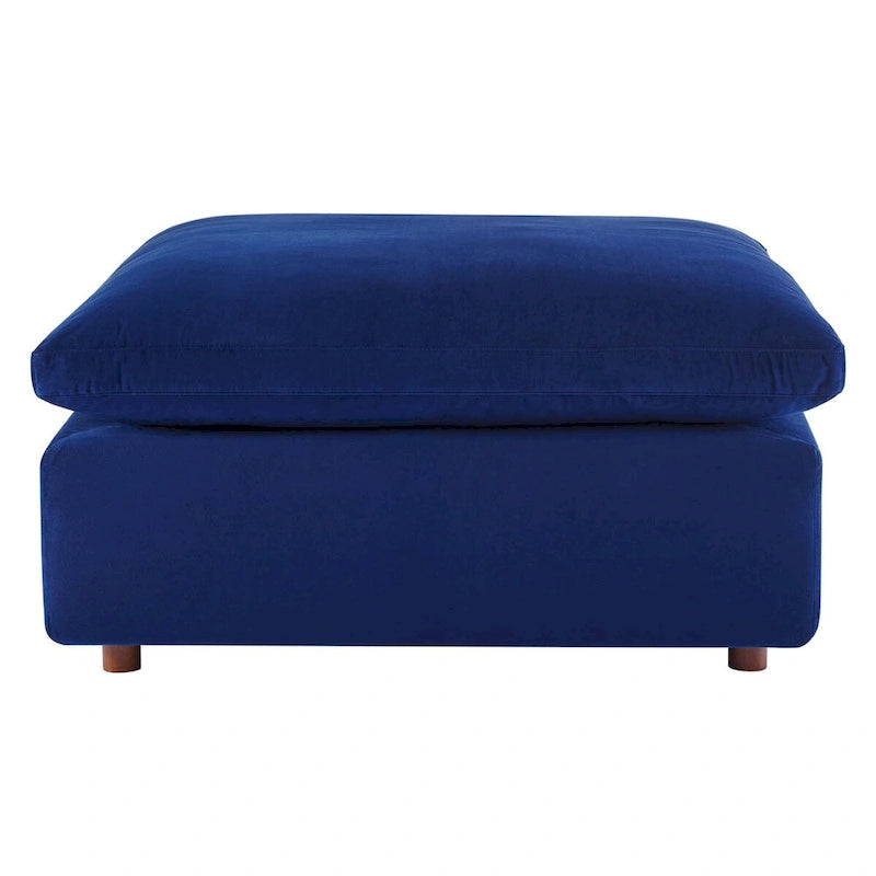 Commix Down Filled Overstuffed Performance Velvet Ottoman 14