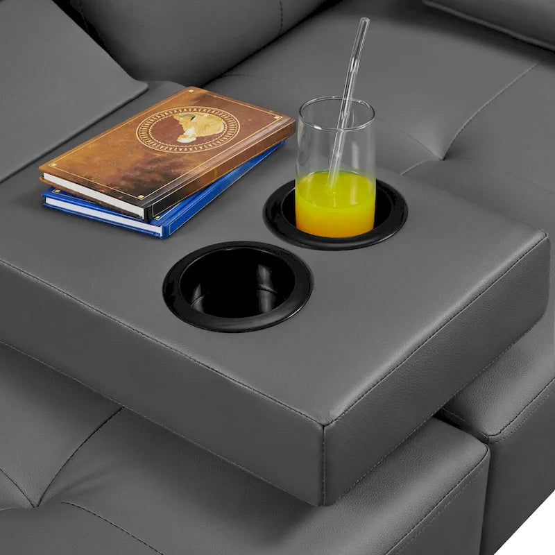 Yaheetech Faux Leather Convertible Futon Sofa Bed 3-In-1 Adjustable Futon Couch 17