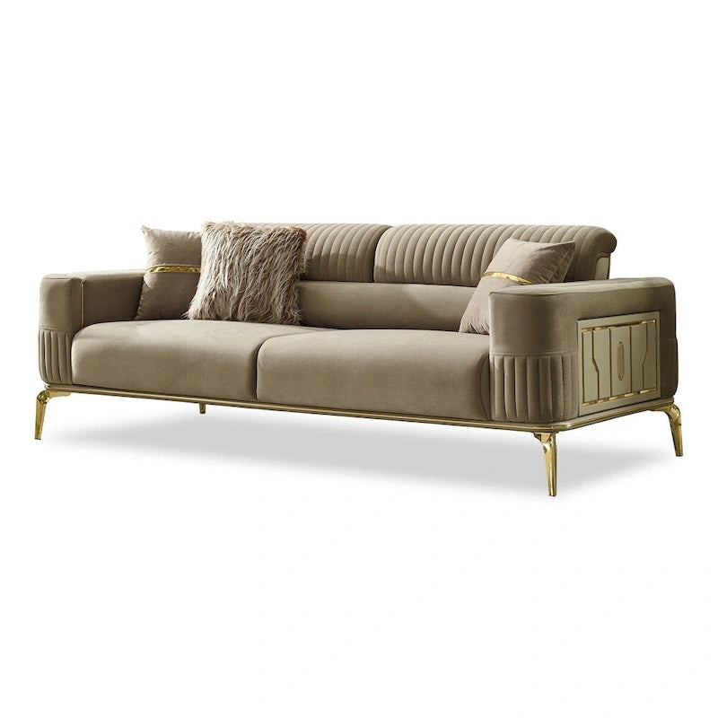 Arianna 4-Pieces Two Sofa Two Chair Living Room Set