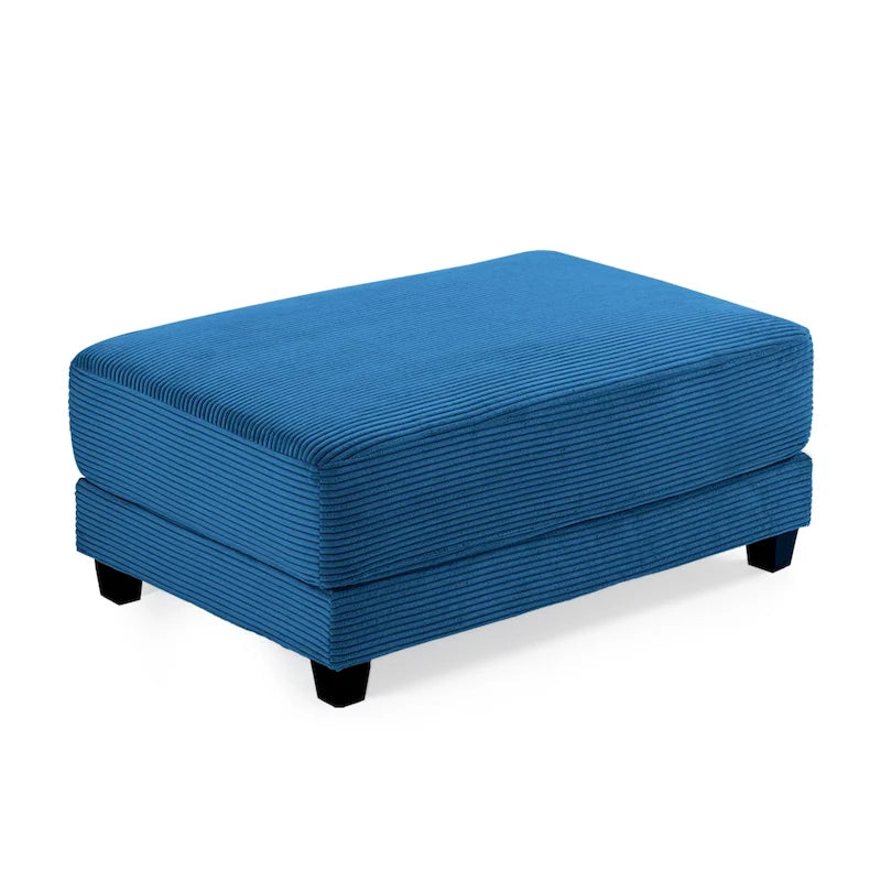 The Contemporary Oversized Corduroy Ottoman 38