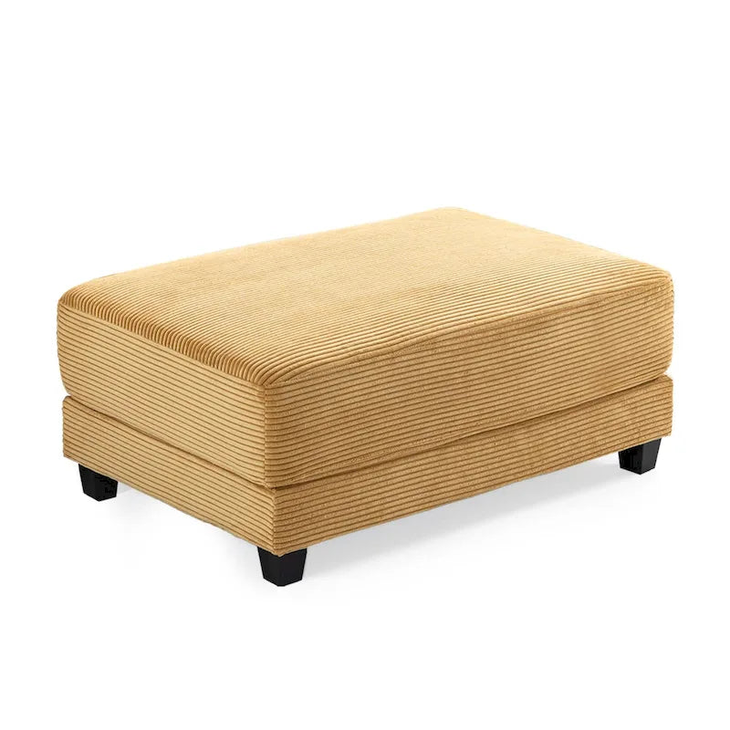 The Contemporary Oversized Corduroy Ottoman 23
