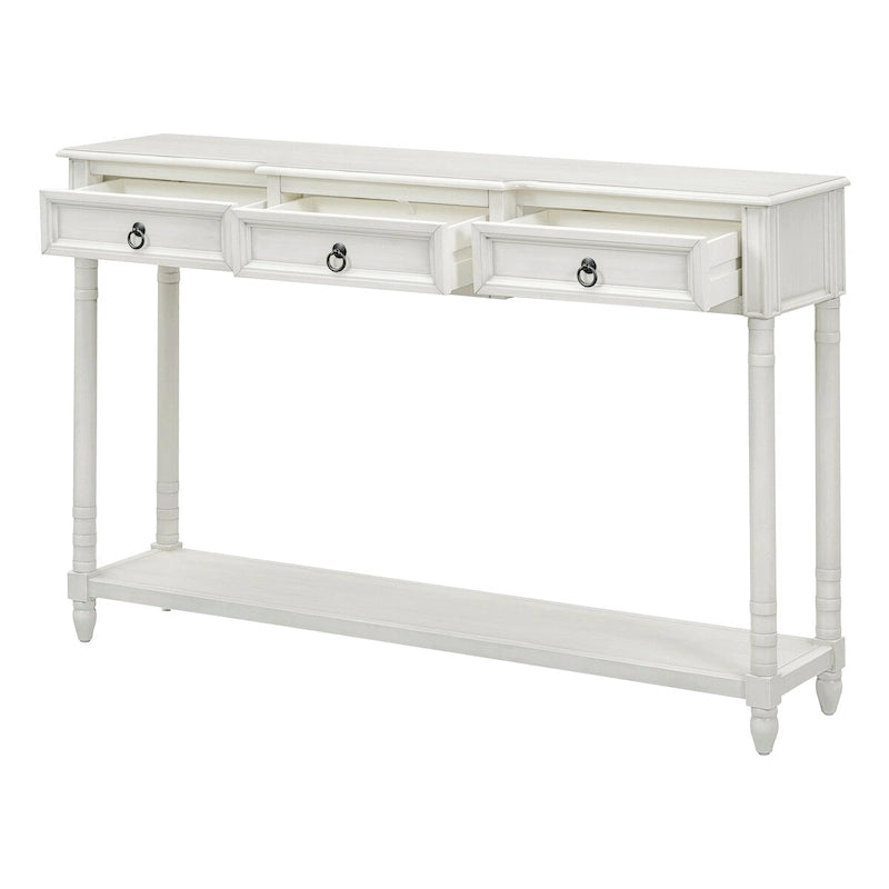Console Table Sofa Table with Drawers for Entryway 36