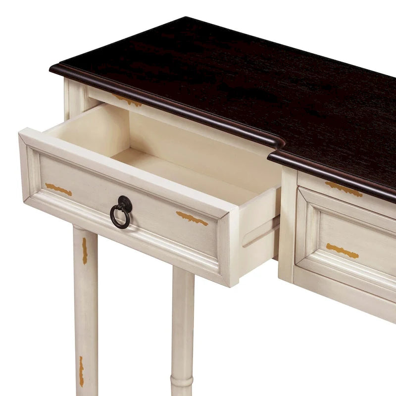 Console Table Sofa Table with Drawers for Entryway 12