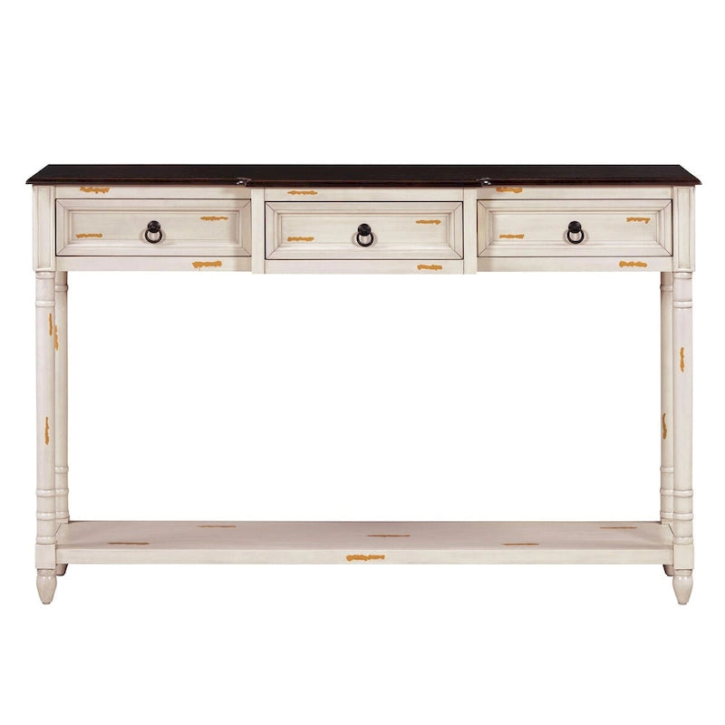 Console Table Sofa Table with Drawers for Entryway 18