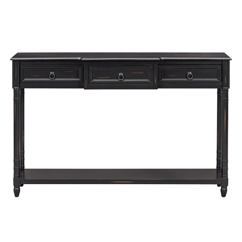 Console Table Sofa Table with Drawers for Entryway 29