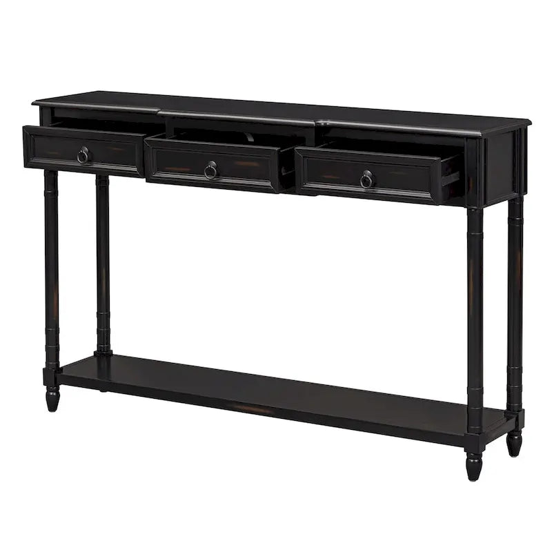 Console Table Sofa Table with Drawers for Entryway 30