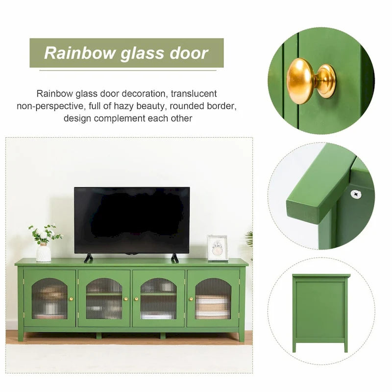 71-inch Stylish TV Cabinet Entertainment Center TV Stand 27