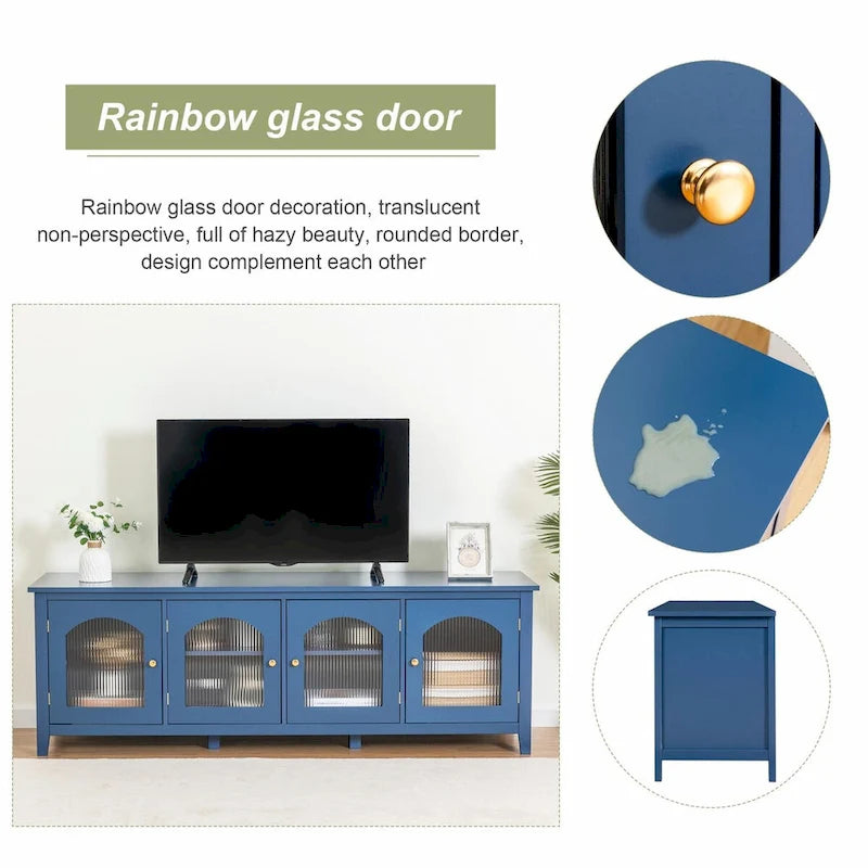 71-inch Stylish TV Cabinet Entertainment Center TV Stand 45