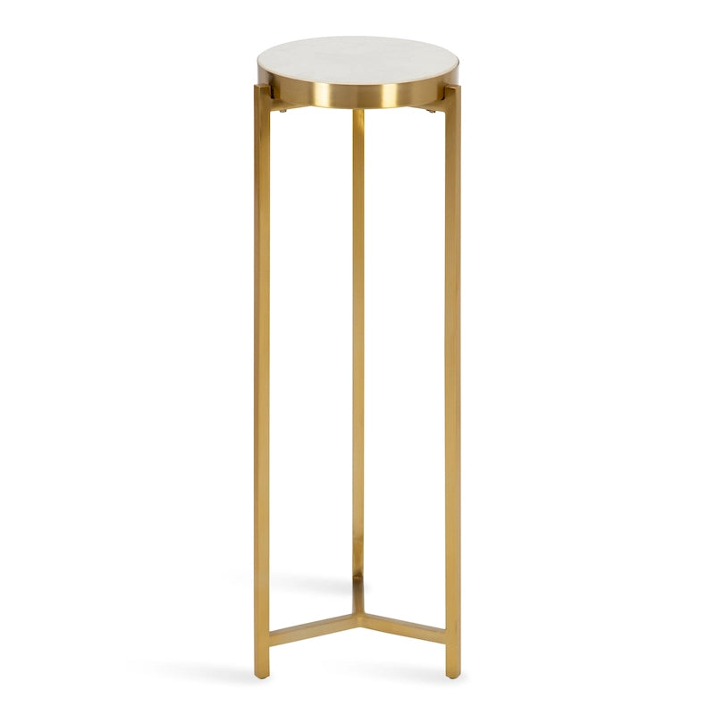 Kate and Laurel Aguilar Glam Drink Table - 9x9x23 39